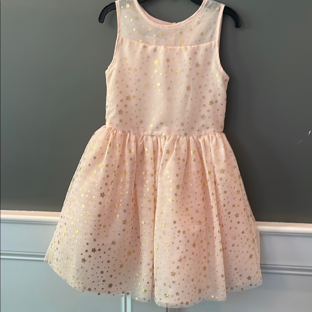 Gold Star Patterned Dress